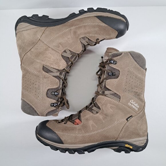 Cabelas by Meindl Boots Women US 10 Goretex Leather Tan Outdoor Insulated Pflege - Picture 4 of 15